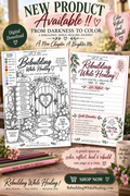 Darkness to Color: A Digital Coloring Journal for Healing and Self-Reflection