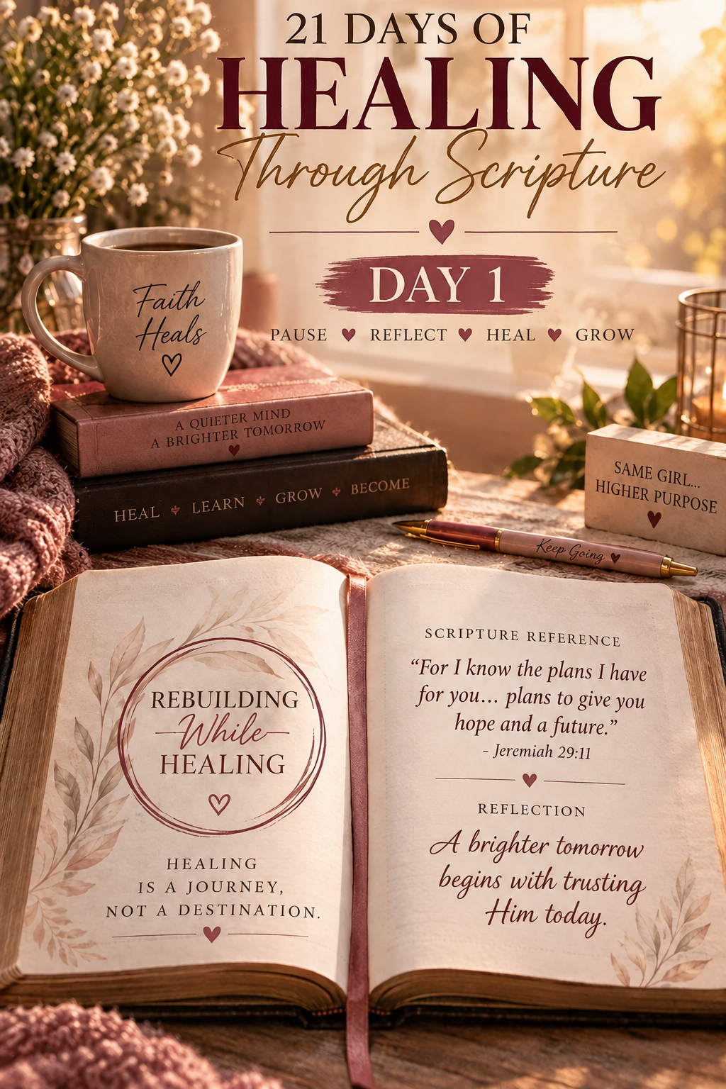 21 Days of Healing Through Scripture | Christian Healing Journal