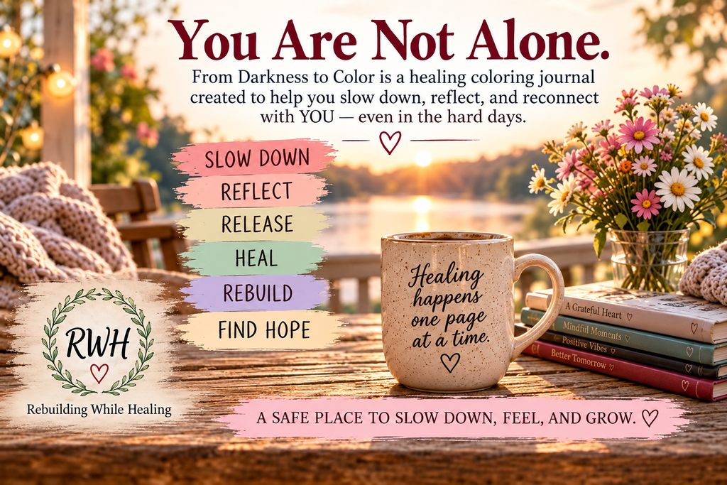 Darkness to Color: A Digital Coloring Journal for Healing and Self-Reflection
