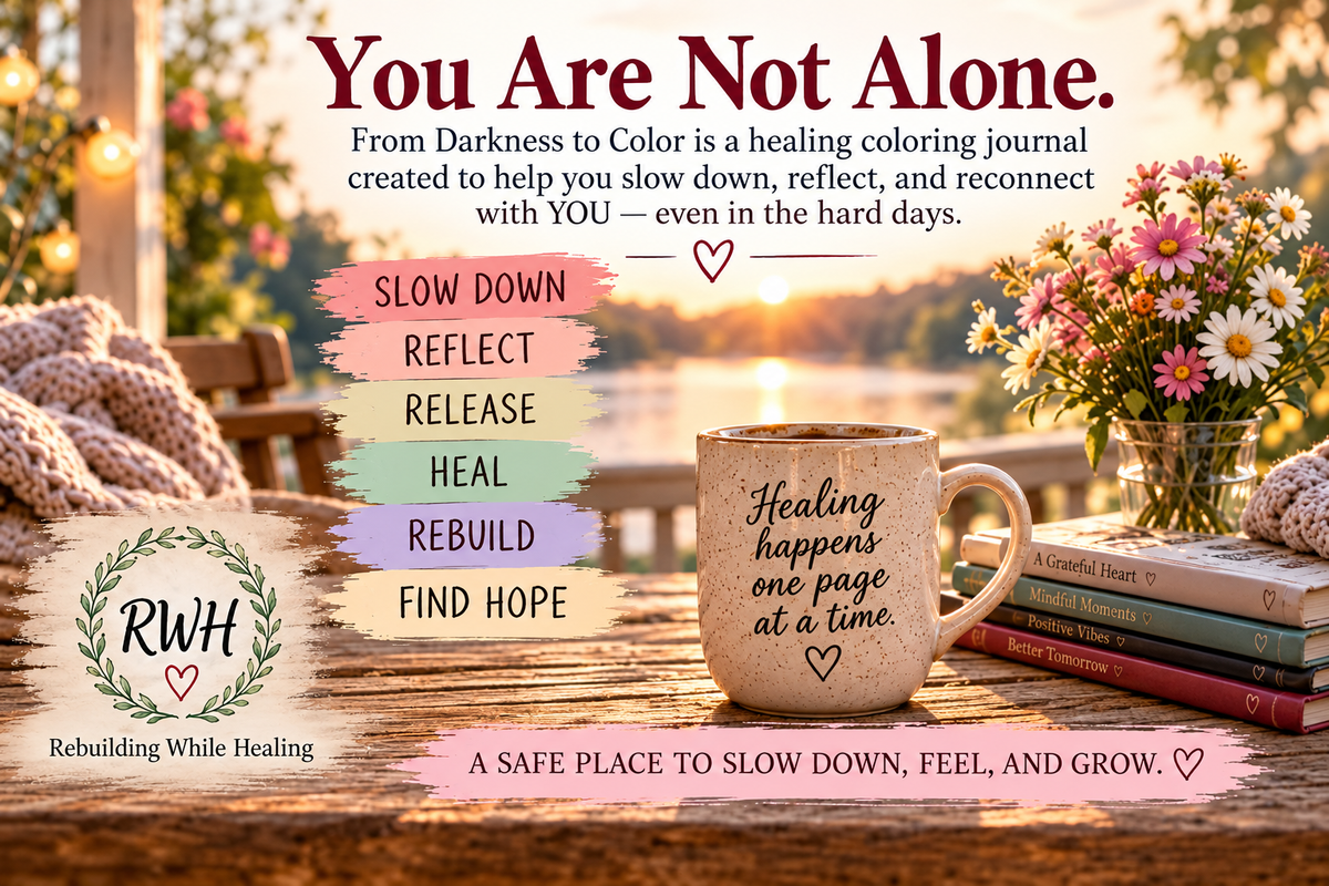 Darkness to Color: A Digital Coloring Journal for Healing and Self-Reflection